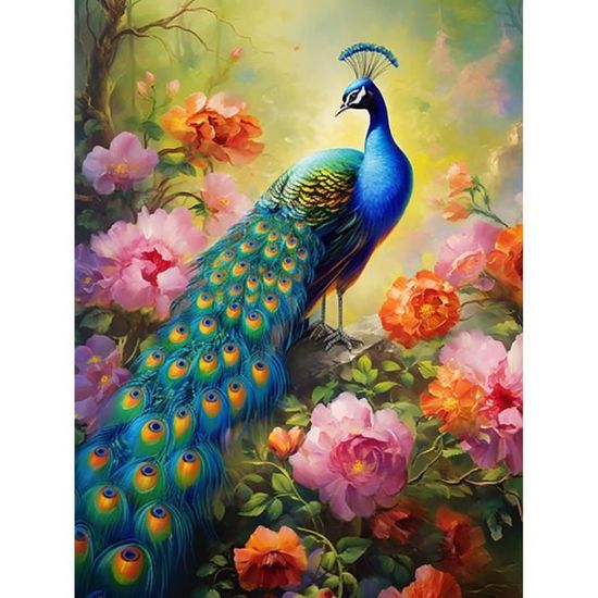 MOGTAA Lot De 2 Peintures Par Numéros Encadrées – Renard Adorable 20x20 Cm, Kit Acrylique DIY Pour Adultes Et Débutants, Décoration Murale Prête à Accrocher
