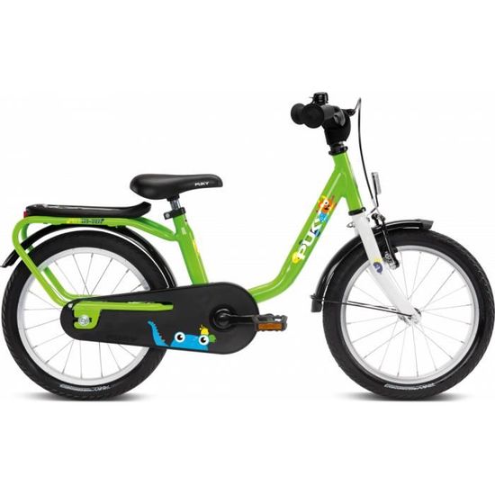 VELO ENFANT PUKY STEEL 16 POUCES KIWI/BLANC 4116