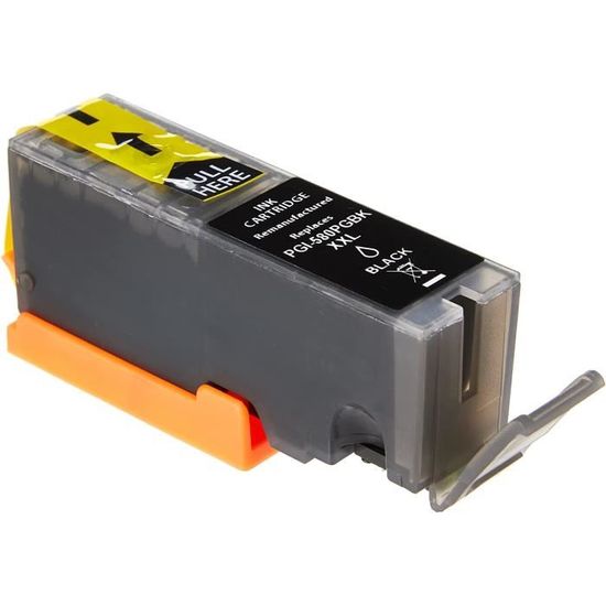 Cartouche D'encre Compatible Canon PGI-580XXL Noir - Modèle CR-PGI580BK - Cartouche Générique Neuve - EAN 9960085504682
