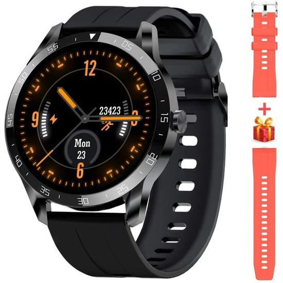 Blackview X1 Montre Connectée Homme, Smartwatch Bluetooth 5.0 Sport Etanche 5ATM Bracelet Connecté Fitness avec Fréquence Cardia101