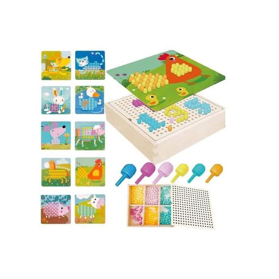 SunAurora Jeu De Mosaïque Pour Enfants, Avec 240 Perles à | FindTheDeal