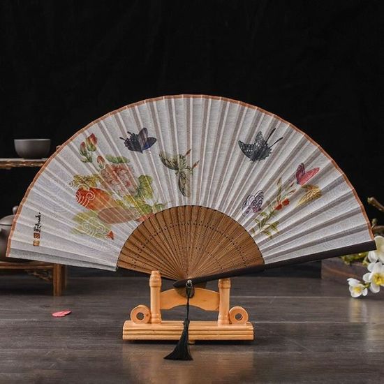Éventails Pliants Éventail Pliant De Style Japonais, Éventail En Tissu