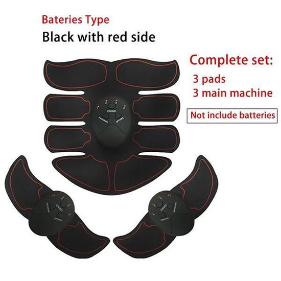 Stimulateur Musculaire EMS/TENS - Ceinture Et Bandes Pour Cuisses Et Jambes - Minceur, Fitness, Anti-Cellulite