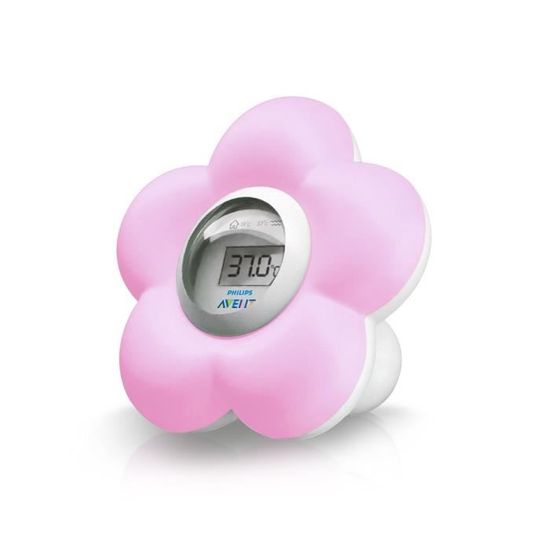 PHILIPS AVENT SCH550/21 Thermomètre Numérique - Bain   Chambre - Rose ...