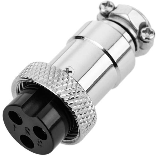 10 Connecteurs Aviation GX16-3 étanches - 3 Broches, 16 Mm, 7A 125V - Pour Câblage électronique, Maritime, Industriel - 13