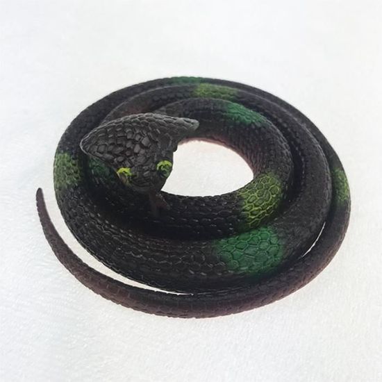 Images de serpents jouets en caoutchouc - Accessoires d'Halloween réalistes