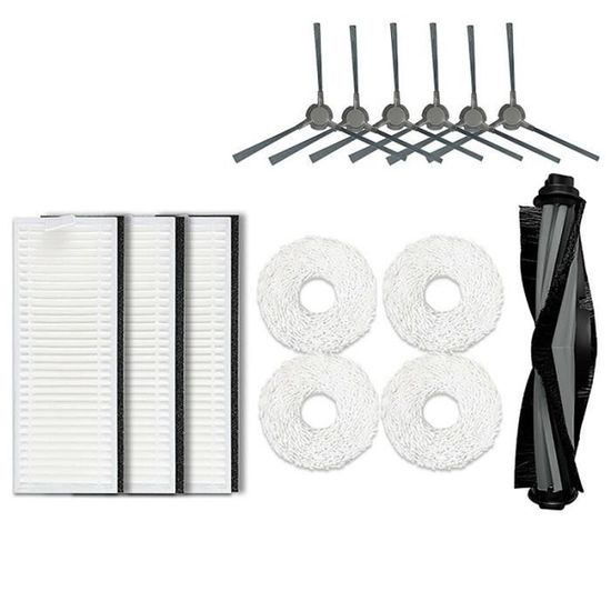 Aotengou Kit Accessoires Aspirateur Robot ECOVACS DEEBOT OZMO 920 950 N8 & Yeedi 2 - 15 Pièces