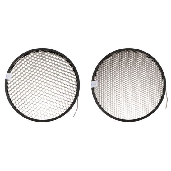 Bol De Beauté Bowens 17,8 Cm + Grille Nid D'Abeille 60° + Chaussette Diffuseur - Pour Flash Studio Speedlite