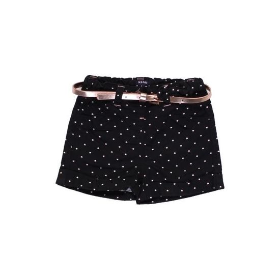 Short Bebe Fille Kiabi Noir Ete Noir Cdiscount Pret A Porter