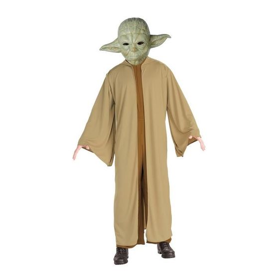 Deguisement Yoda Star Wars pour homme Combinaison masque et peignoir en polyester Cdiscount Jeux Jouets