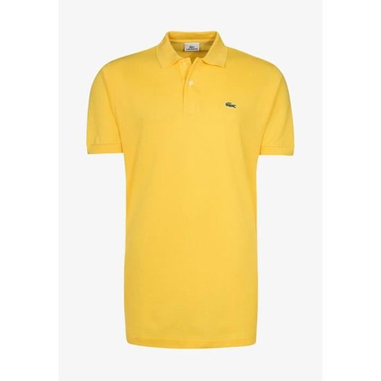 Pull lacoste shop jaune homme