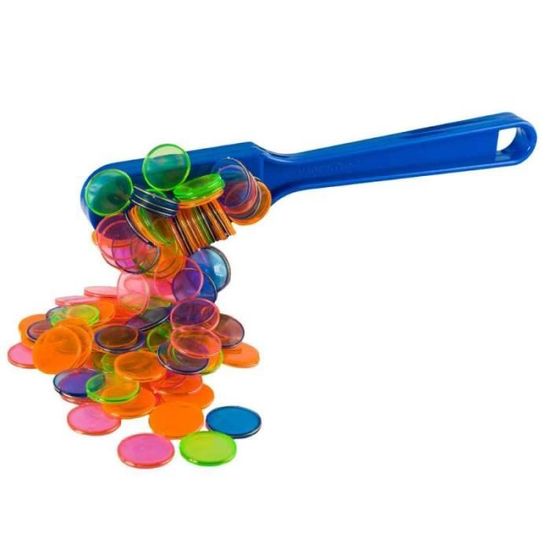 Ramasse jeton magnétique bleu 100 jetons Cdiscount Jeux Jouets