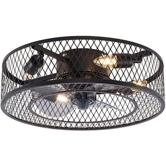 Ventilateur de plafond avec éclairage, rafaga noir Inspire | La Redoute