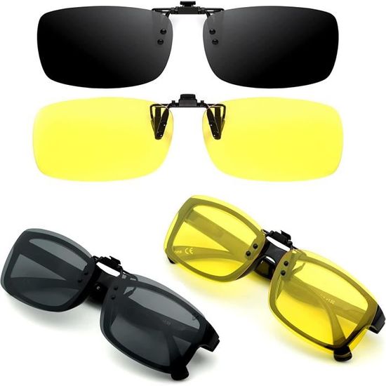 Clip Solaire Polarisé CREYESTAL – Transforme Tes Lunettes De Vue En Lunettes De Soleil
