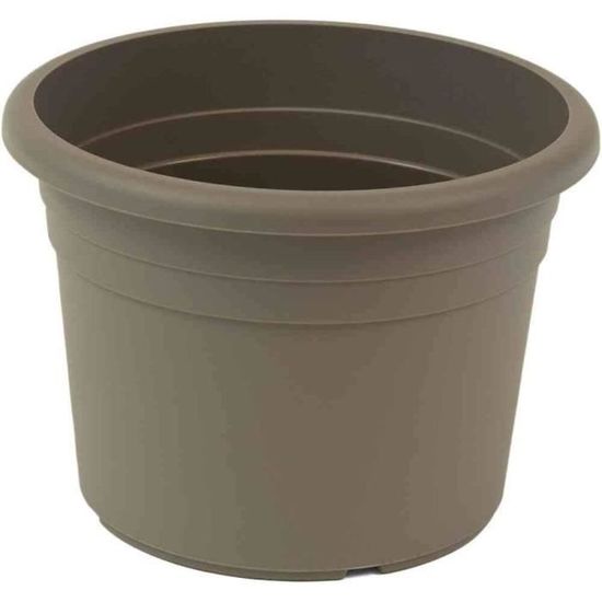 Fioriera Geli Cilindro Terra 35 Cm – 35x35x25,6 Cm, Per Interni Ed Esterni, Superficie Ruvida, 64103506
