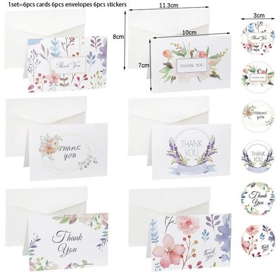 M1738TY Portraits De Chiots : 10 Cartes De Remerciement Assorties