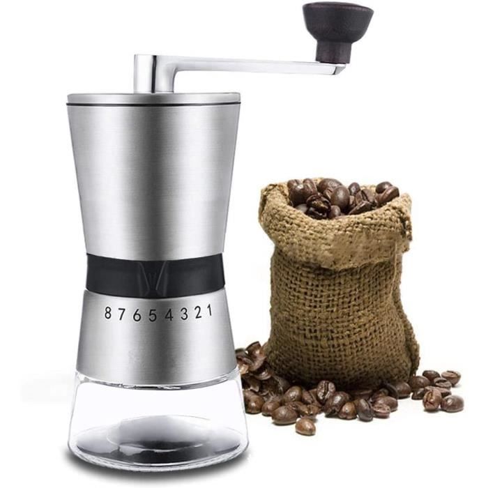 Moulin à Café Manuel En Acier Inoxydable, Noyau De Meulage Moulin Café Manuel