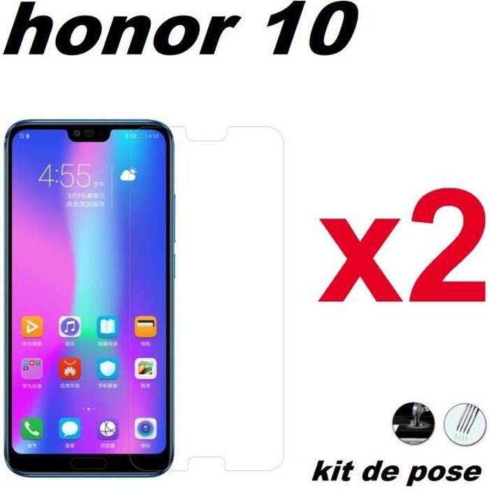 film protection ecran verre trempe honor 10