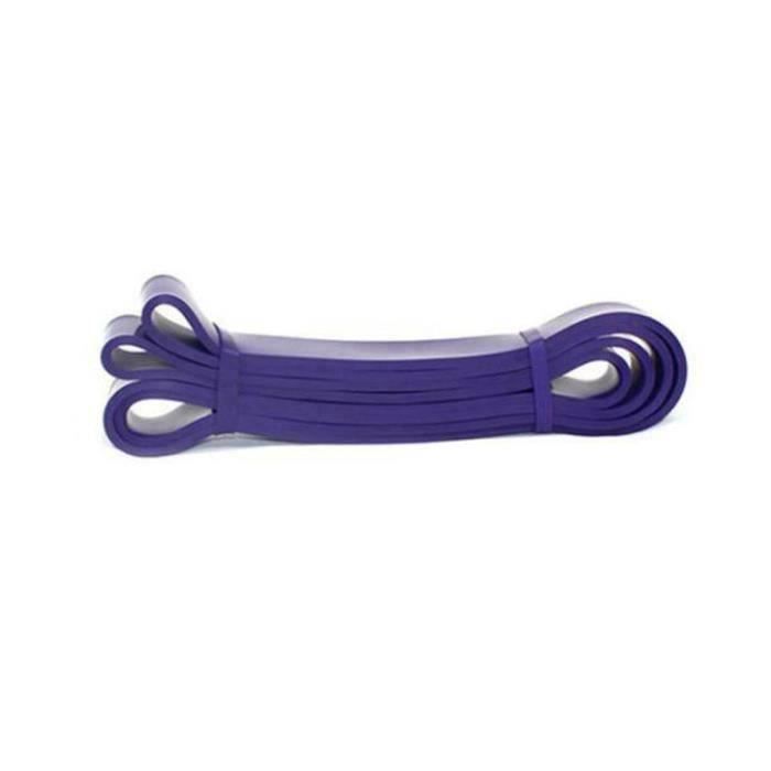 Bandes De Résistance Fitness Bands Exercise Band Training-Physical Stretching 208*3.2*0.45Cm - Violet