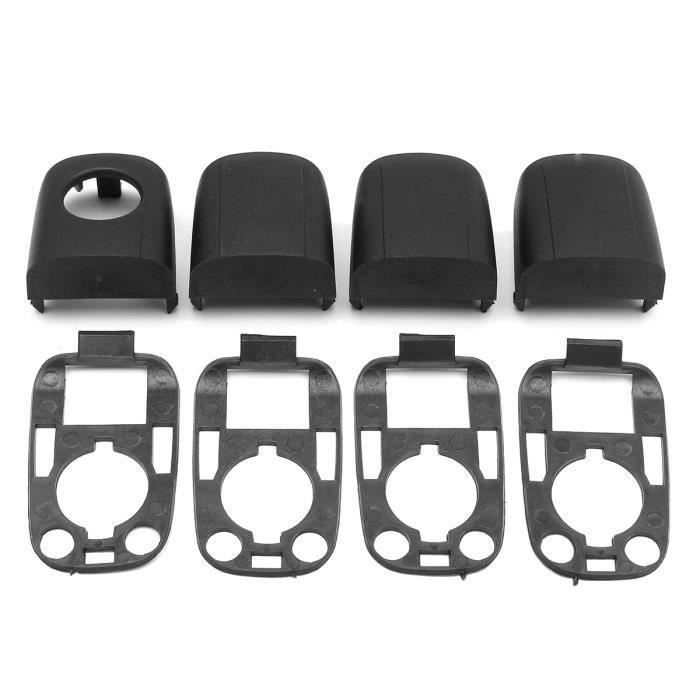 8PCS GAUCHE DROITE POIGNEE DE PORTE COVER JOINTS POUR PEUGEOT 307 CITROEN C2 C3 Aa47334