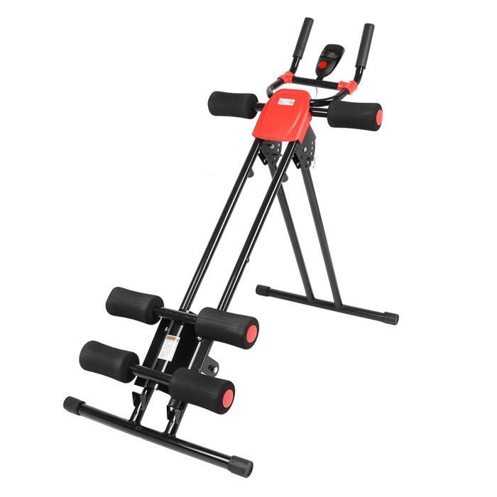 Appareil abdominal 120 * 54 * 86cm - 5 Minute Shaper Machine Abdominaux avec 6 Niveaux de Résistance Incliné