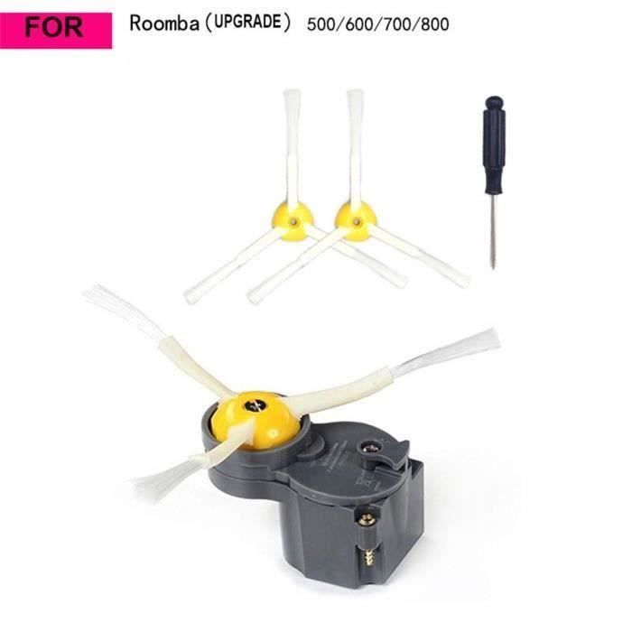Côté moteur de la brosse Module et Brosse Latérale Roomba 500-600-700-800 Gospirateur_qi1664 Go31286