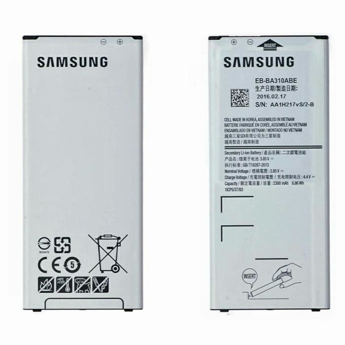 Batterie EB-BA310ABE pour Samsung A310F Galaxy A3 (2016) - 2300mAh