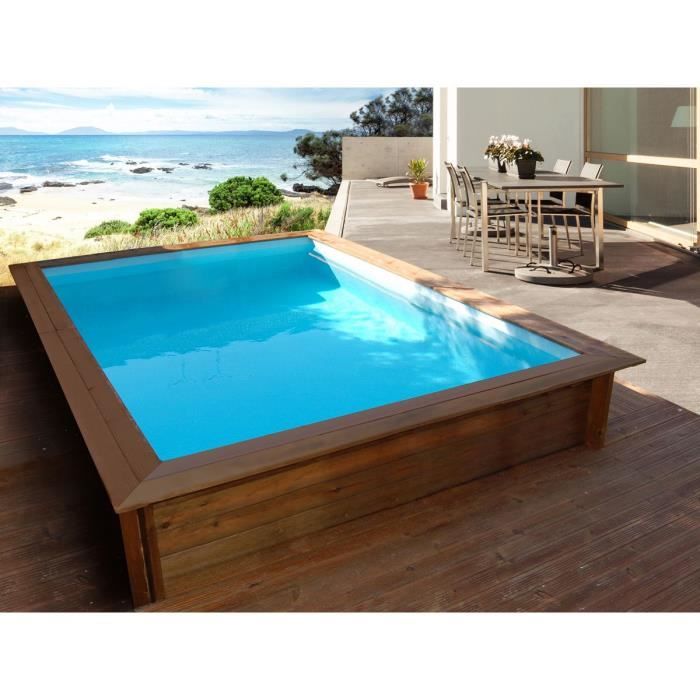 Piscine bois rectangle - Toledo -- 3.00 x 2.00 x 0.71 m