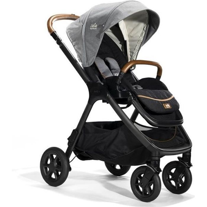 JOIE Finiti - Poussette compacte pliable - Jusqu'à 15Kg - Carbon