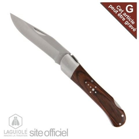 LAGUIOLE véritable couteau de chasse Laguiole, …