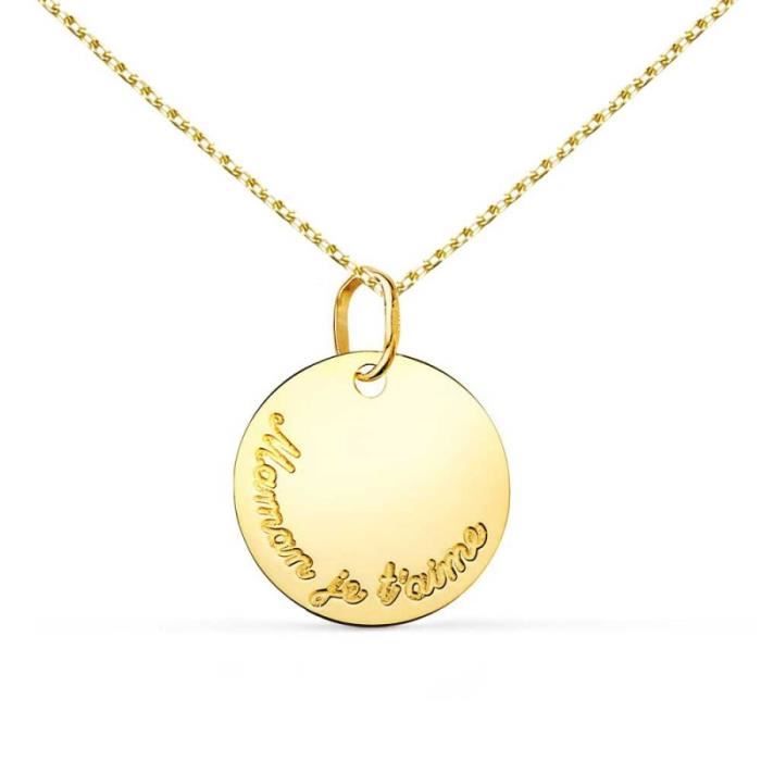 Collier - Pendentif Or 18 Carats 750/000 Jaune \