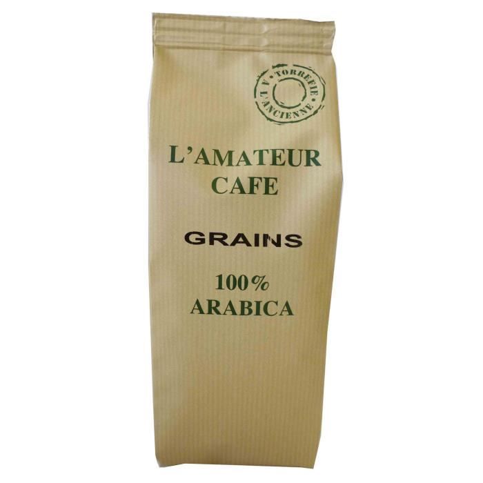 LE TEMPS DES CERISES Café en grains l'amateur - paquet de 250g