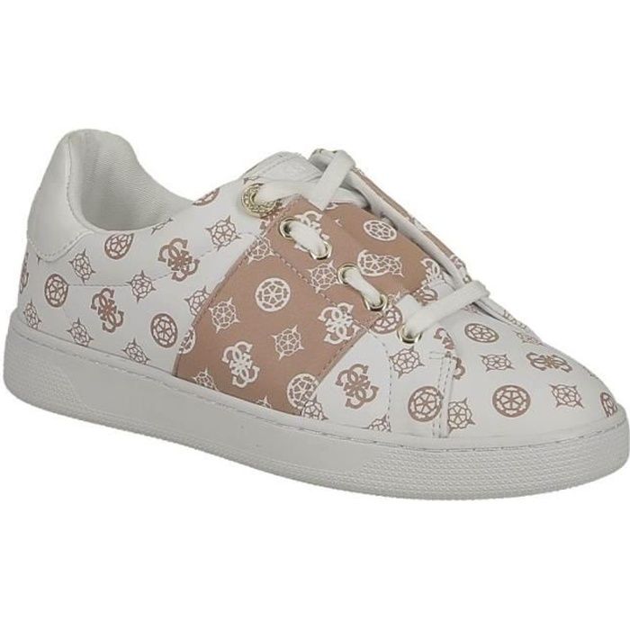 Basket femme Guess Rejeena blanche.