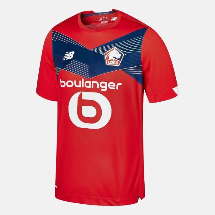 Maillot training LOSC 2019/20 - rouge/blanc/bleu - 2XL
