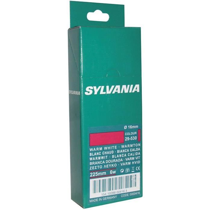 Tube fluocompact T5 - 22.5 cm - 6 W - blanc chaud - 3 000 K - boîte