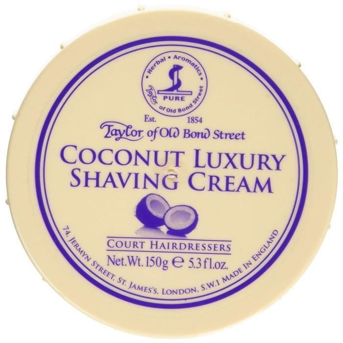 Crème À Raser Taylor Of Old Bond Street Design de Classe Mondiale de Sa gamme de Produits Humidité Supplémentaire 150 g