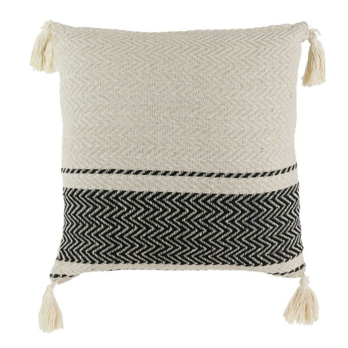 Coussin d'intérieur Berbère - L. 40 x H. 40 cm - Beige