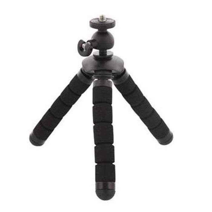 TNB FTDC3IN1 Mini trépied flexible 3 en 1 - 15,5 cm - Noir