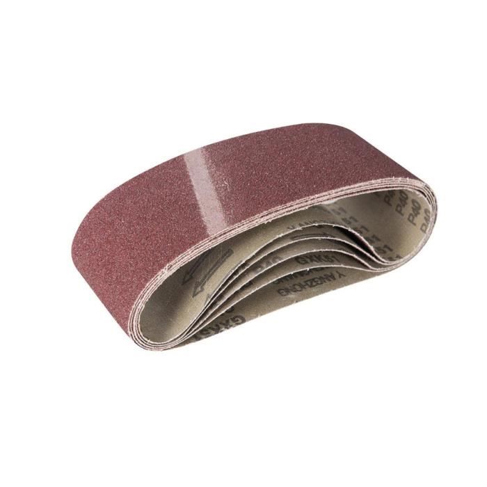 BANDES ABRASIVES GRAIN 40 DE PONCEUSES PONCAGE 75 x 533 MM TRITON PRO