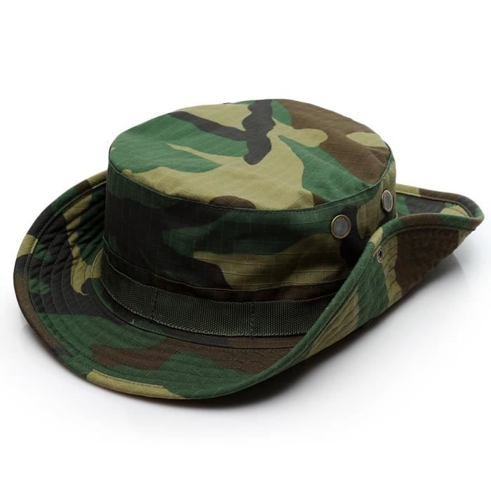 4 -Casquette de Camouflage militaire tactique 59CM, chapeau de l'armée américaine, chapeau seau de sport de plein air pour hommes, p