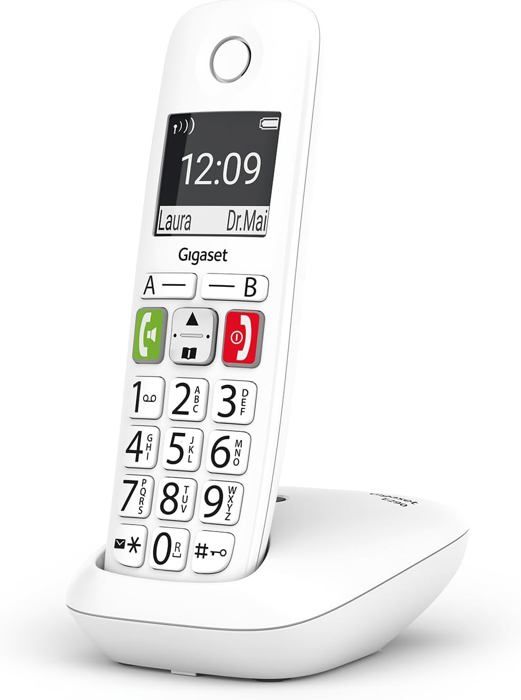 Doro PhoneEasy 110 Téléphone DECT Identification de l'appelant Noir pas cher