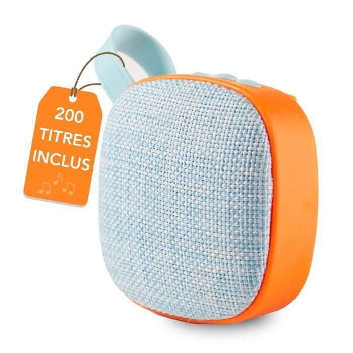 MAIASAURA Maïa-Plus la Boite à Histoires et Musique pour Enfant avec 200 Titres Inclus De 0 à 8 ans (Bleu Orange)