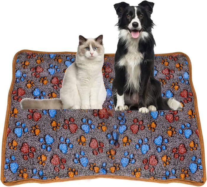 Comparer les prix de 1 couverture lavable pour chien gris foncé 107x75cm couverture canapé pour chien