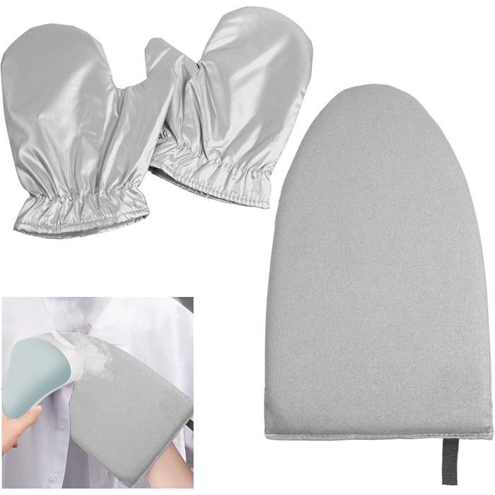 3Pcs Gant de Repassage Gants de Repassage À Vapeur Résistants à La Chaleur Gants de Protection Complets avec 3pcs Gris