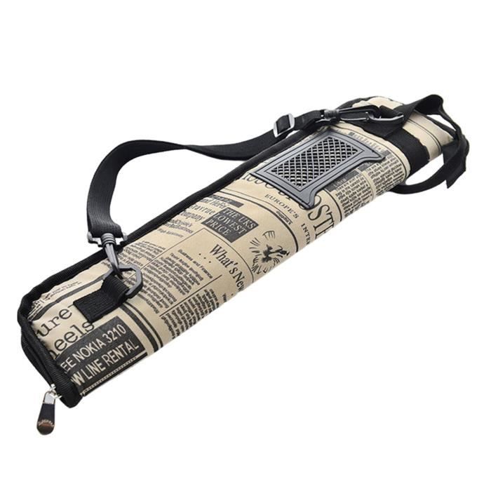 Sac De Rangement Pour Baguettes De Tambour - Housse Translucide Noire Avec Sangles, étanche