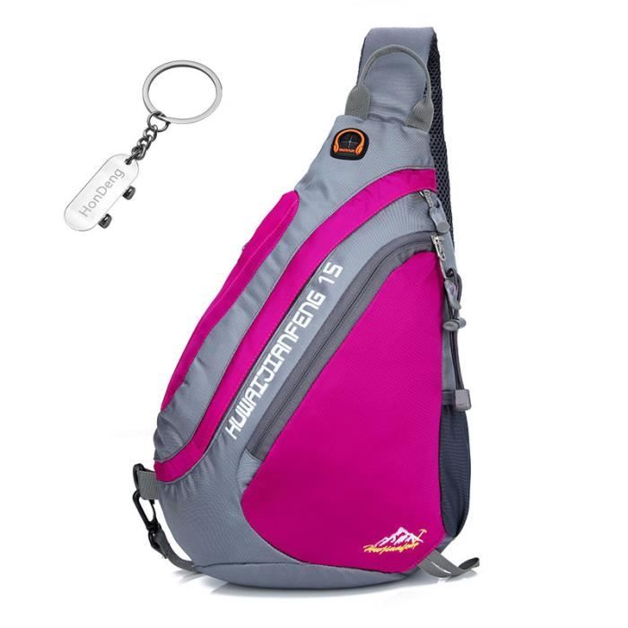Sac A Bandouliere Legere Gym Sac Triangle Sac A Dos Multipurpose Daypacks Pour Voyage Velo Hommes Femmes Rose Rouge Achat Vente Sac A Dos 0699916497167 Cdiscount