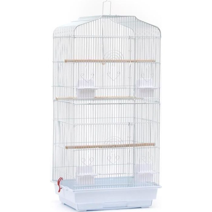 PERFECT Cage pour les Oiseaux - blanc - Canaries Perroquet