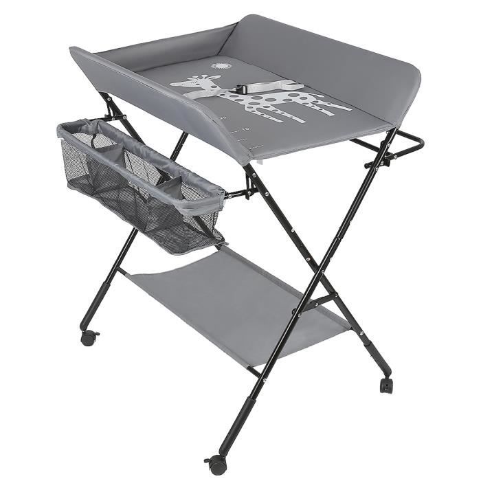 Laras Table A Langer Pliante Pour Bebe Avec Panier De Rangement A Cote Structure En Fer Pour Nouveaux Nes Gris Cdiscount Pret A Porter Laras Table A Langer Pliante Pour Bebe Avec Panier De Rangement A Cote Structure En Fer Pour Nouveaux Nes Gris Cdiscount Pret A Porter