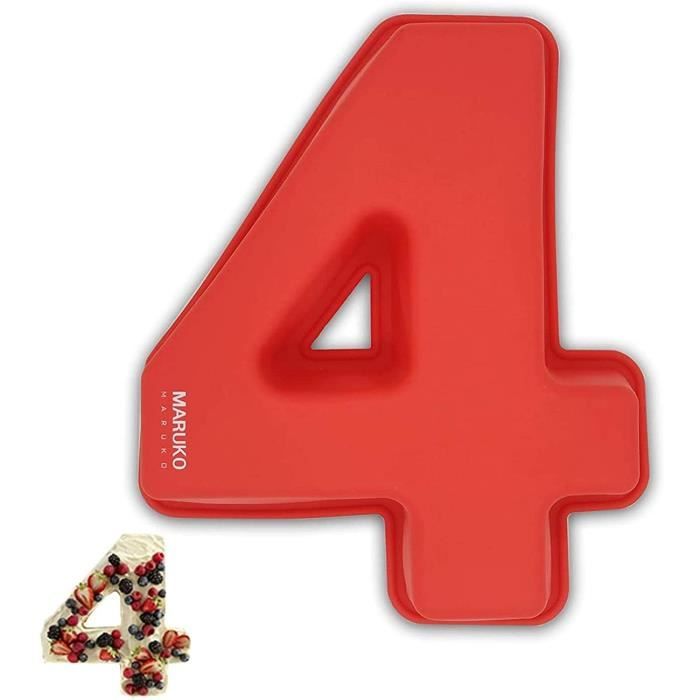 Moule Gateau Chiffre 4 Number Cake Moule Grands Moules A Gateau 3d En Silicone Moule A Gateau En Forme De Chiffre Pour Anni 173 Cdiscount Maison