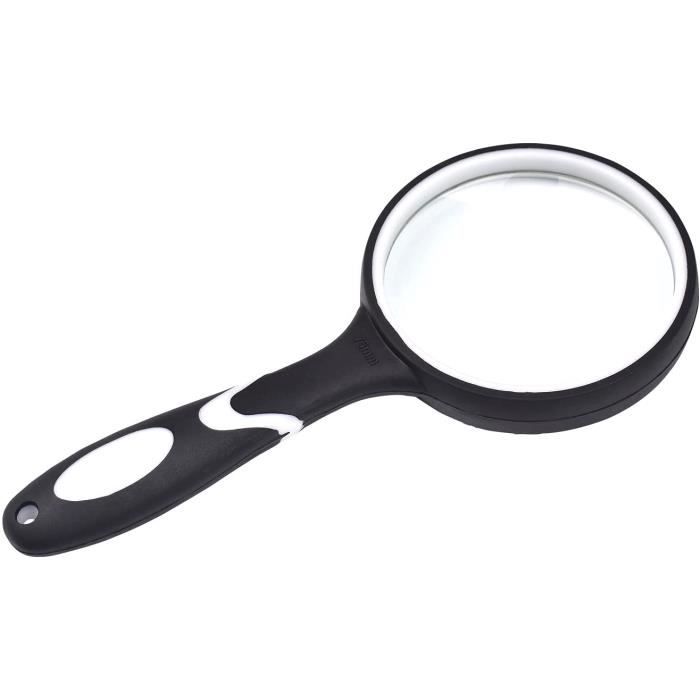 Grande loupe pour les loisirs, les enfants, loupe de poche grossissante x 10 pour la lecture